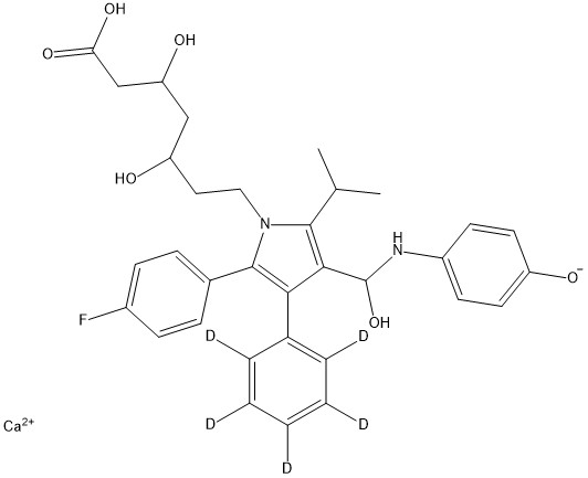 para-Hydroxy Atorvastatin-d5 Calcium Salt
